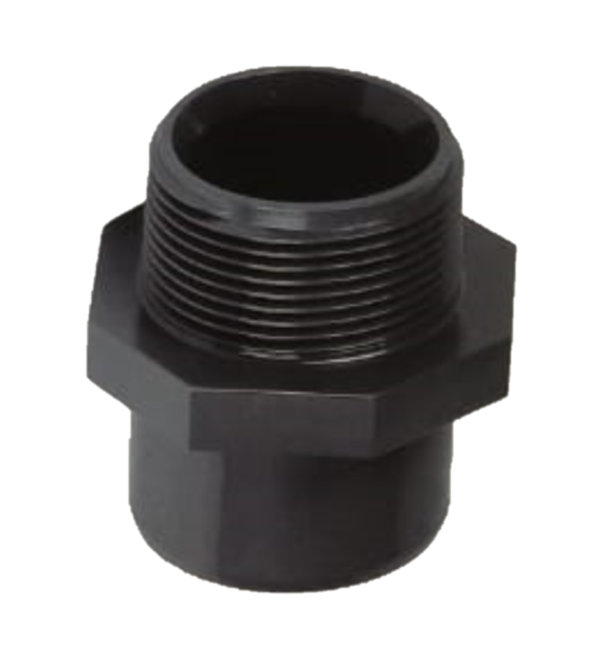 ADAPTADOR MACHO PVC 32mmx1" LISO ROSCA IMP PN10