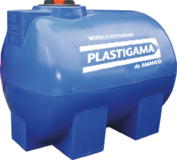 TANQUE CILINDRICO PE 500L C/KIT 1/2" PLASTIGAMA