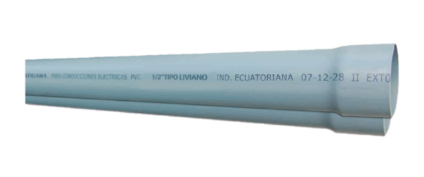 TUBO PVC CONDUIT 1" 3m PESADO PLASTIGAMA