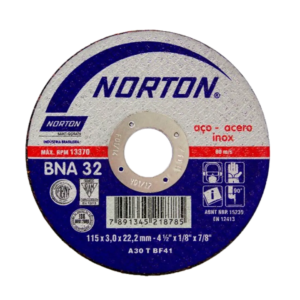 DISCO CORTE METAL BNA32 14"x7/64"x25.4 PLANO NORTON